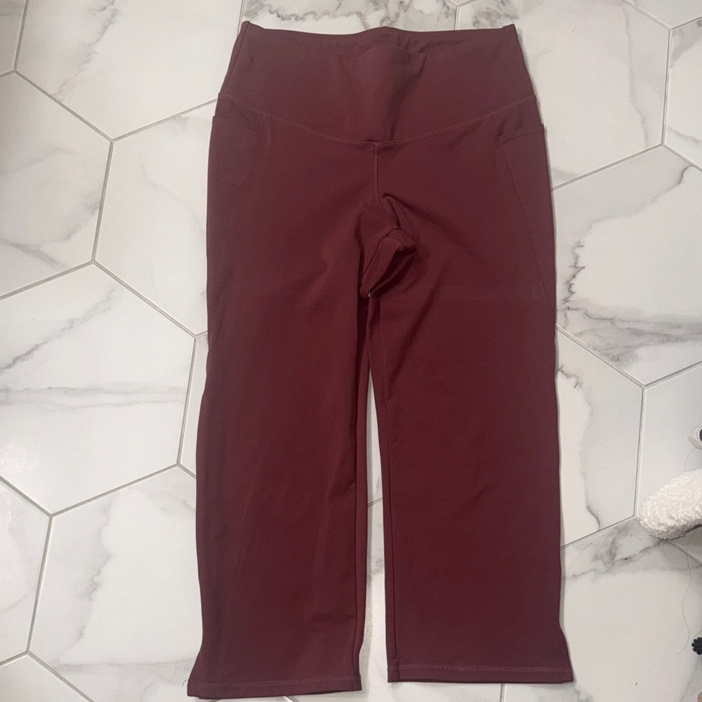 Jockey Burgundy Leggings